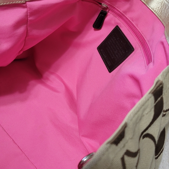 Coach Large Canvas Tote - Picture 4 of 10